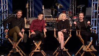 Bohemian Rhapsody interviews - Rami Malek, Lucy Boynton, Mazzello, Lee