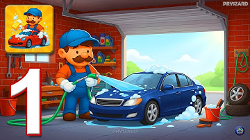 Real Car Detailing - Gameplay Walkthrough Part 1 - Wax Wash And Polish Cars (iOS, Android)