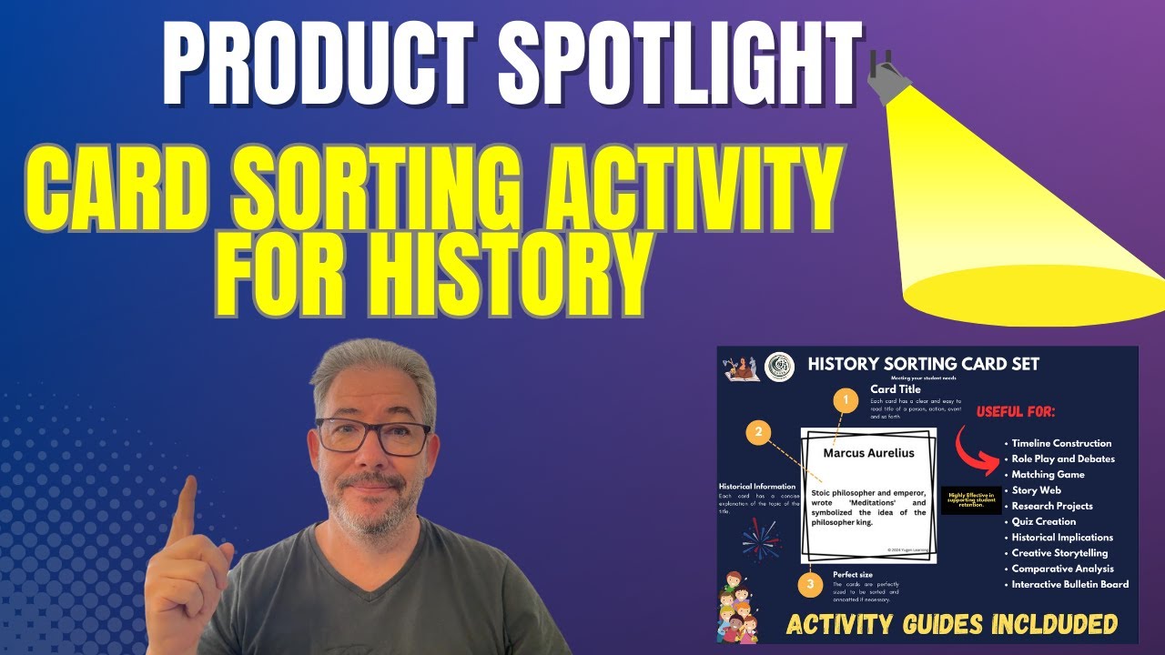 Product profile  - Card Sorting history Activity TPT