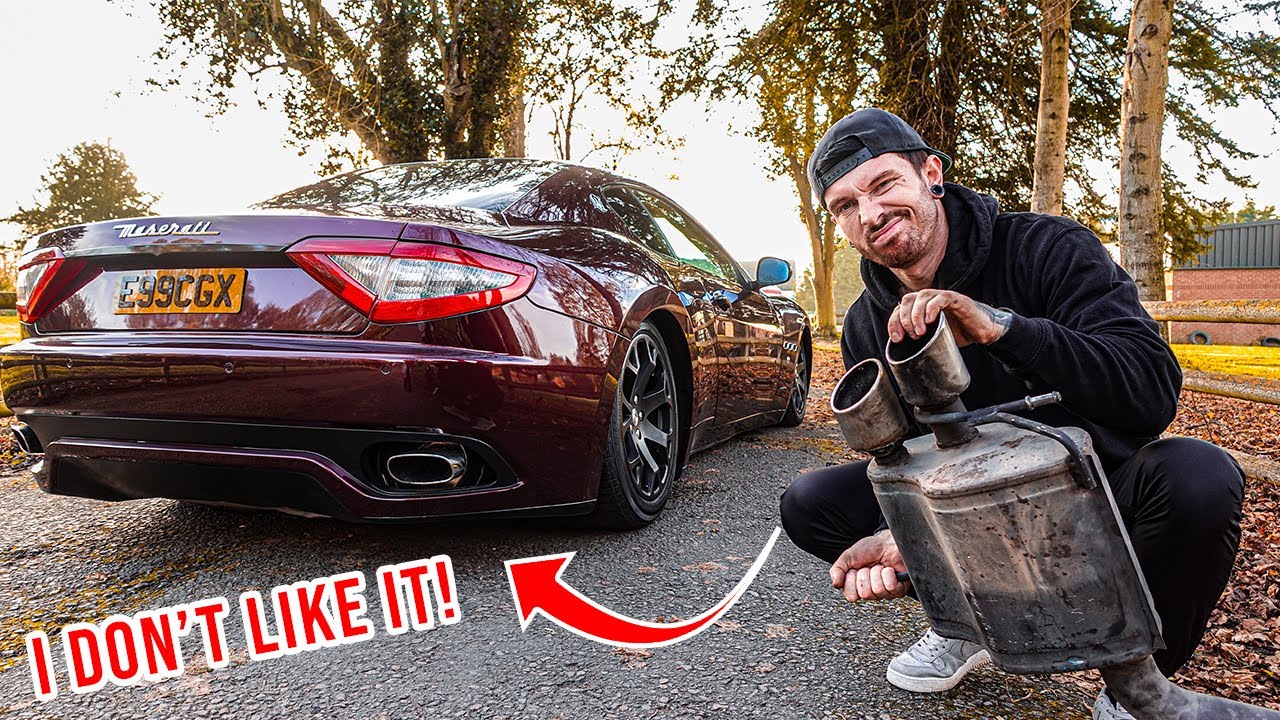 CRAZY LOUD EXHAUST ON MY MASERATI GRANTURISMO