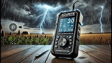 ⚡ AcuRite 02020 Portable Lightning Detector Black | Best Acurite Lightning Detector ⚡