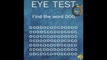 Eye Test : Find The Word DOG ? | Hindi Puzzle | #shorts