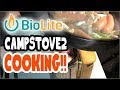 Biolite CampStove2 cooking !! バイオライト キャンプストーブ２で料理!!アウトドア初心者にオススメ！