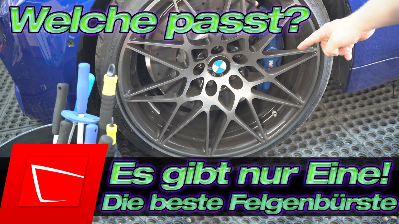 Das ist meine Nummer 1 - Die aktuell beste Felgenbürste für enge Ritzen!  BMW M4 Competition Felge 