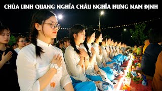 LỄ HOA ĐĂNG KỶ NIỆM NGÀY GIẢI PHÓNG MIỀN NAM TẠI CHÙA LINH QUANG NGHĨA CHÂU NGHĨA HƯNG NAM ĐỊNH 2024