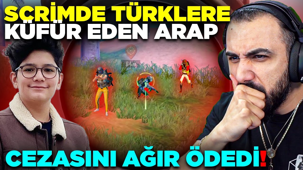 TÜRKLERE KÜFÜR EDEN ARAPLARI SAKİNCE UYARIP TEK TEK ZIPLATTIK!! | PUBG MOBILE