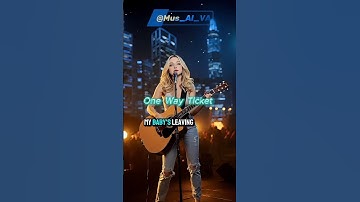 Thumbnail of One Way Ticket - Lyrics - Tanja Thomas #englishsongs #LyricsVideo #FeelGoodPop #mus_ai_va #music