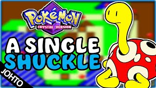 Can a Single Shuckle beat ALL of Pokémon Crystal (Including Red)? At what level?