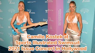 Camille Kostek at Sports Illustrated Swimsuit 2021 Issue Concert in Hollywood