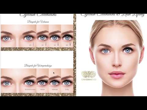 Kundenberatung CFB Wimpernverlängerung / Lash Lifting - Beratungsgespräch