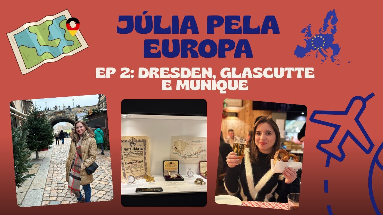VLOG VIAGEM PELA EUROPA | EP. 2: DRESDEN, GLASCHUTTE E MUNIQUE 🇩🇪