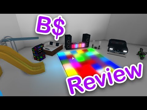 Reviewing All Blockbux B Items Roblox Bloxburg Youtube