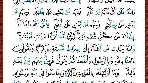 ختمة مصحف التجويد برواية قالون الصفحة رقم 356