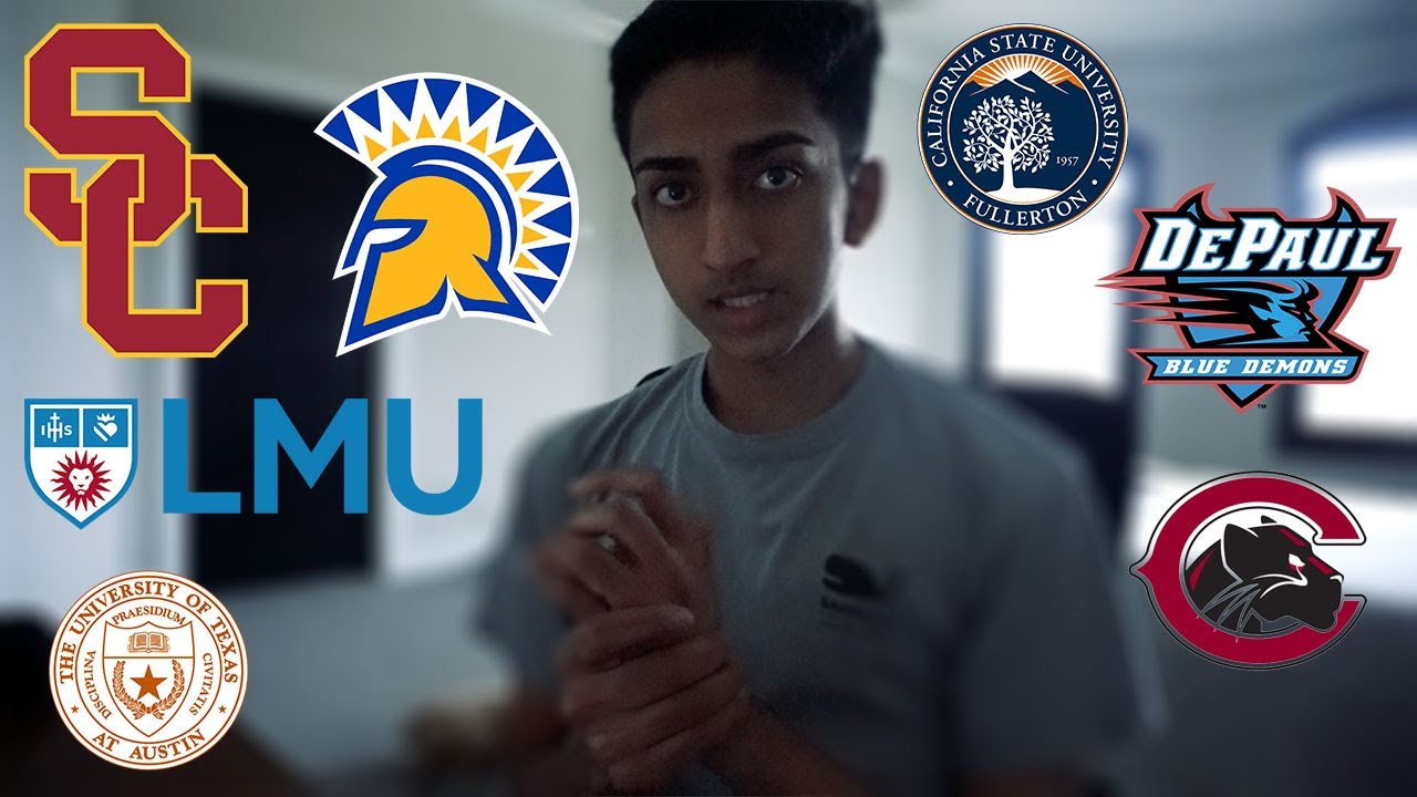 College Decisions Reaction 2021 (USC, LMU, Chapman, SCAD, CCA, SJSU, CSUF, UT Austin, DePaul)
