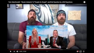 Tom MacDonald - "Music Industry" & "People So Stupid" JamPak Reaction by JAM Reactions