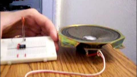 555 Timer With a Speaker