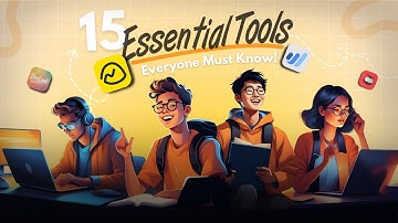The 15 ESSENTIAL Tools Everyone Must Know