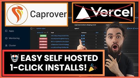 FREE: Caprover Self-Hosted Vercel Alternative! 🐋 1-Click Install! 🎉 Coolify & Dokploy PAAS
