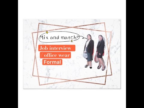  Mix  and match  untuk kerja  dan interview kerja  YouTube