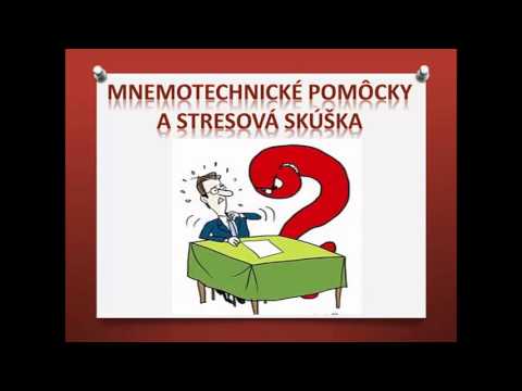 Video: Mnemotechnické Pomôcky Na Rýchle Zapamätanie čísel