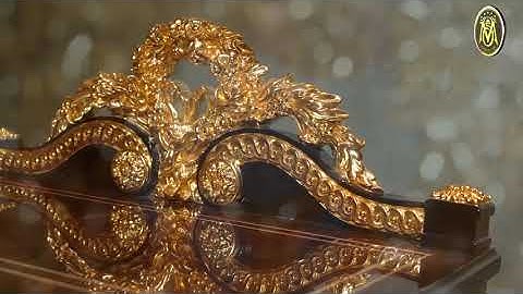 Tủ đầu giường đẳng cấp dát vàng cho không gian sang trọng do MO Interior sản xuất