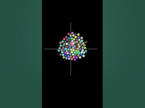 Gravity and particles simulation #programming #physics #python # ...