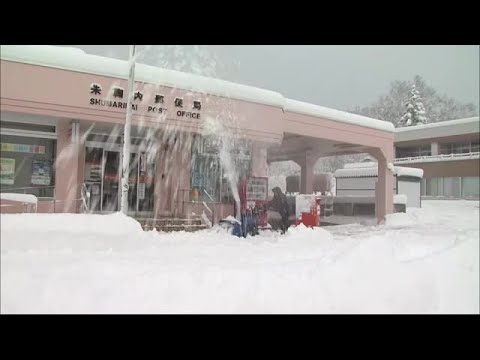 北海道北部で大雪 幌加内町朱鞠内では積雪58センチ 稚内では積雪路面でトラックと軽乗用車が衝突 3人ケガ (23/11/12 18:20)