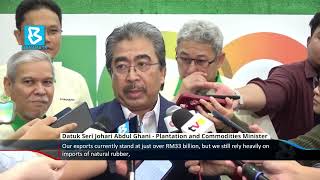 Rubber export: Malaysia surpasses RM33 billion driven by R\u0026D innovation