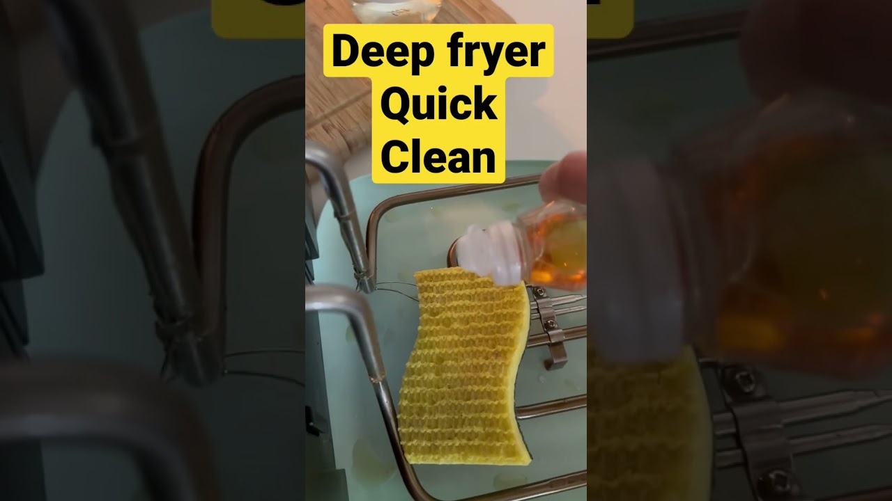 Quick deep fryer Cleaning tutorial!! 