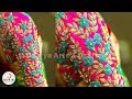 grand aari work blouse design | aari work for beginners | normal needle aari work | #318