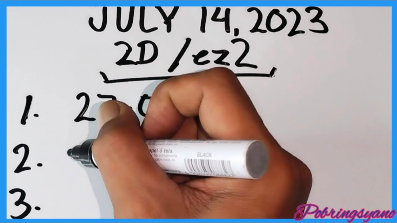 BAKUKANG 2D OR EZ2 HEARING FOR PCSO LOTTO DRAW TODAY JULY 14, 2023