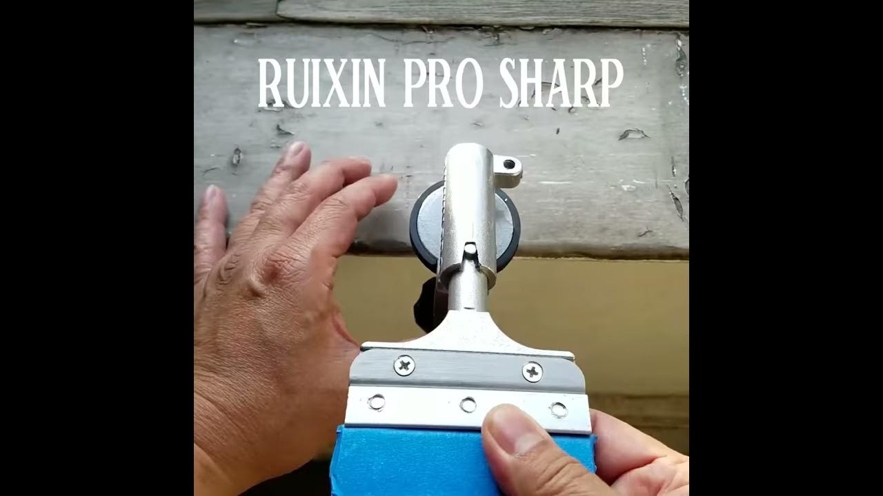 Sharpen Your Knife Using the IKI Ruixin Pro Sharpener + Stones 