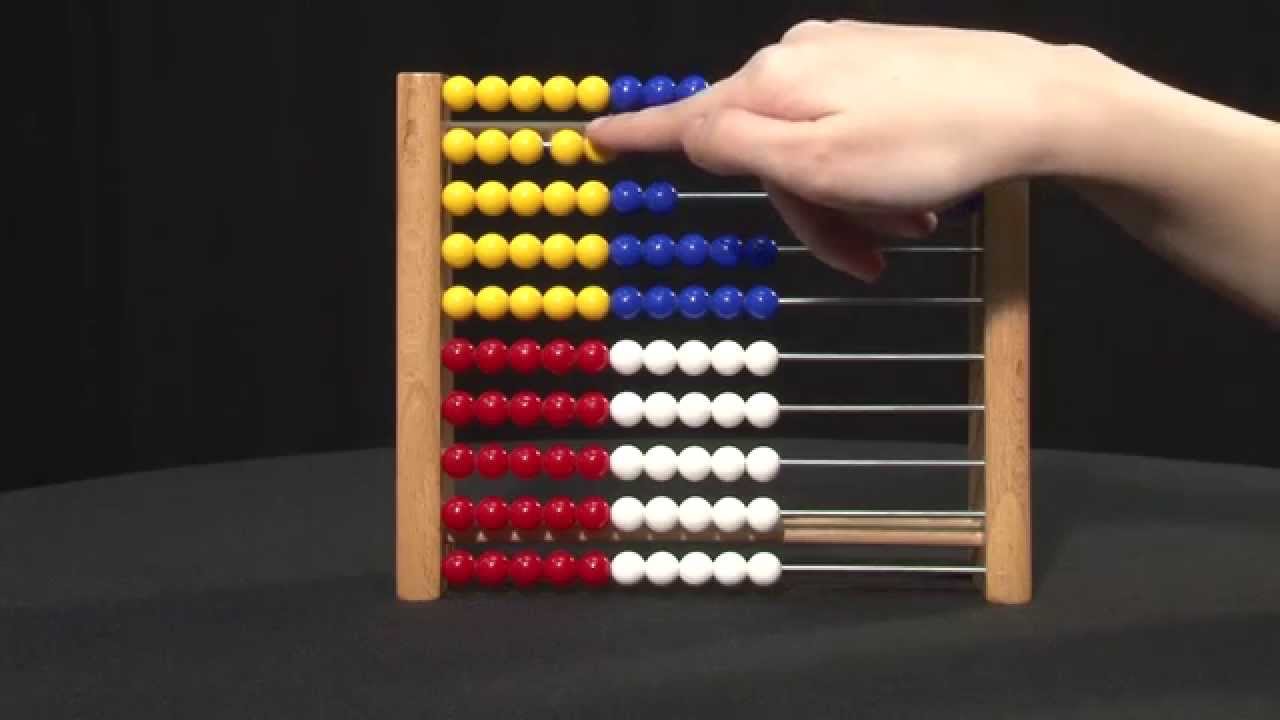 9 Reihen Abacus Rechenschiebe Mathe Lernspiel Spielzeug für Kinder 