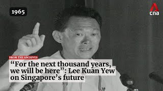 Lee Kuan Yew on multiracialism and having a long-term view of Singapore's future | From the archives screenshot 4