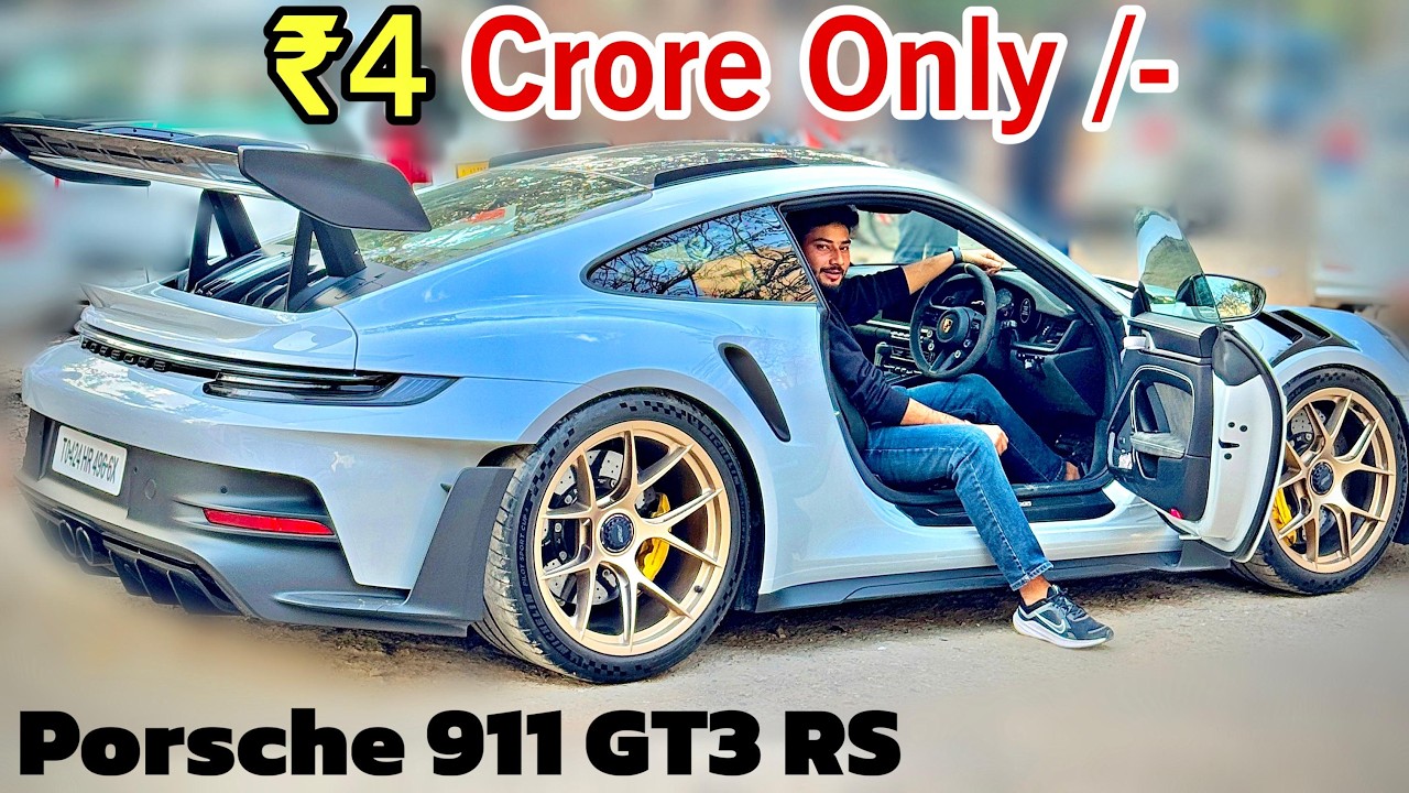 Just Bought - Everyone’s DREAM CAR 🚀 Porsche 911 GT3 RS 👌 ₹4 Crore
