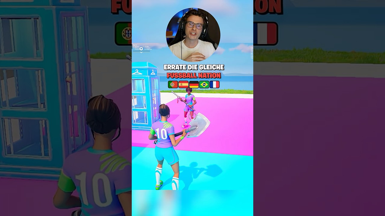 ERRATE DIE GLEICHE FUSSBALL NATION.. #fortnite