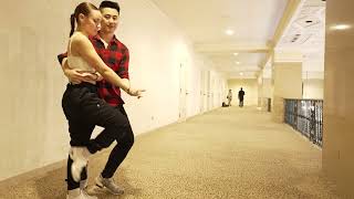 Clark and Jenna hallway social dance  song  Oct 9 2022