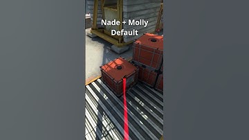 molly + nade default from headshot on Vertigo #csgo #csgotips #shorts