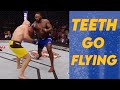 Teeth getting knocked out moments in ufcmma