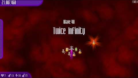 Chicken Invaders 4 | Twice Infinity (again, with supernova bg)