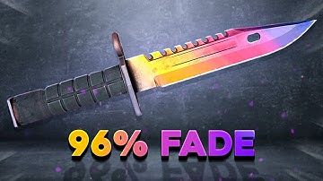 GANHEI uma M9 BAIONETA com 96% FADE no CSGO! - CSGO.Net Open Case