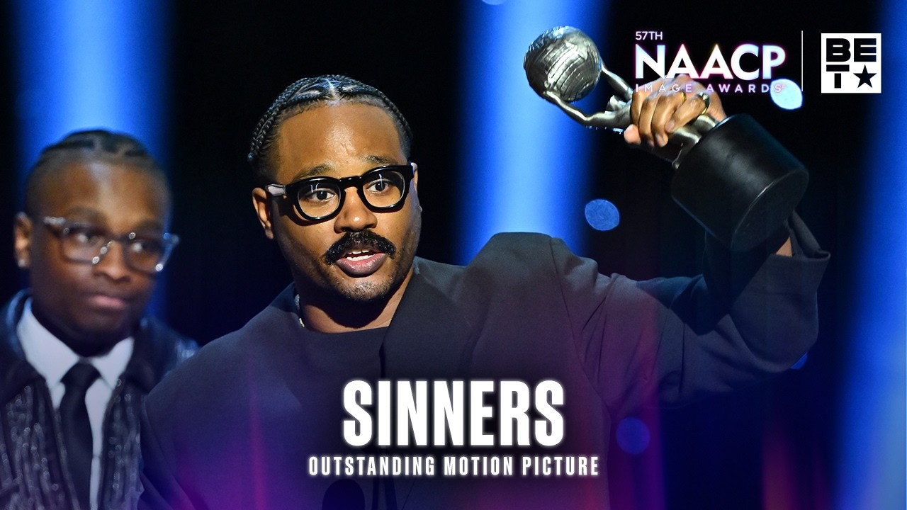 Sinners wins Outstanding Motion Picture at the 57th NAACP Image Awards (2026, BET)