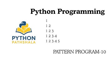 Python Pattern Printing Tutorial in Hindi | Easy Number Triangle Pattern | Python Program
