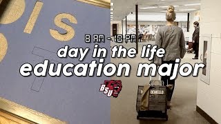 college day in the life of education major at BSU: the block, advice from seniors