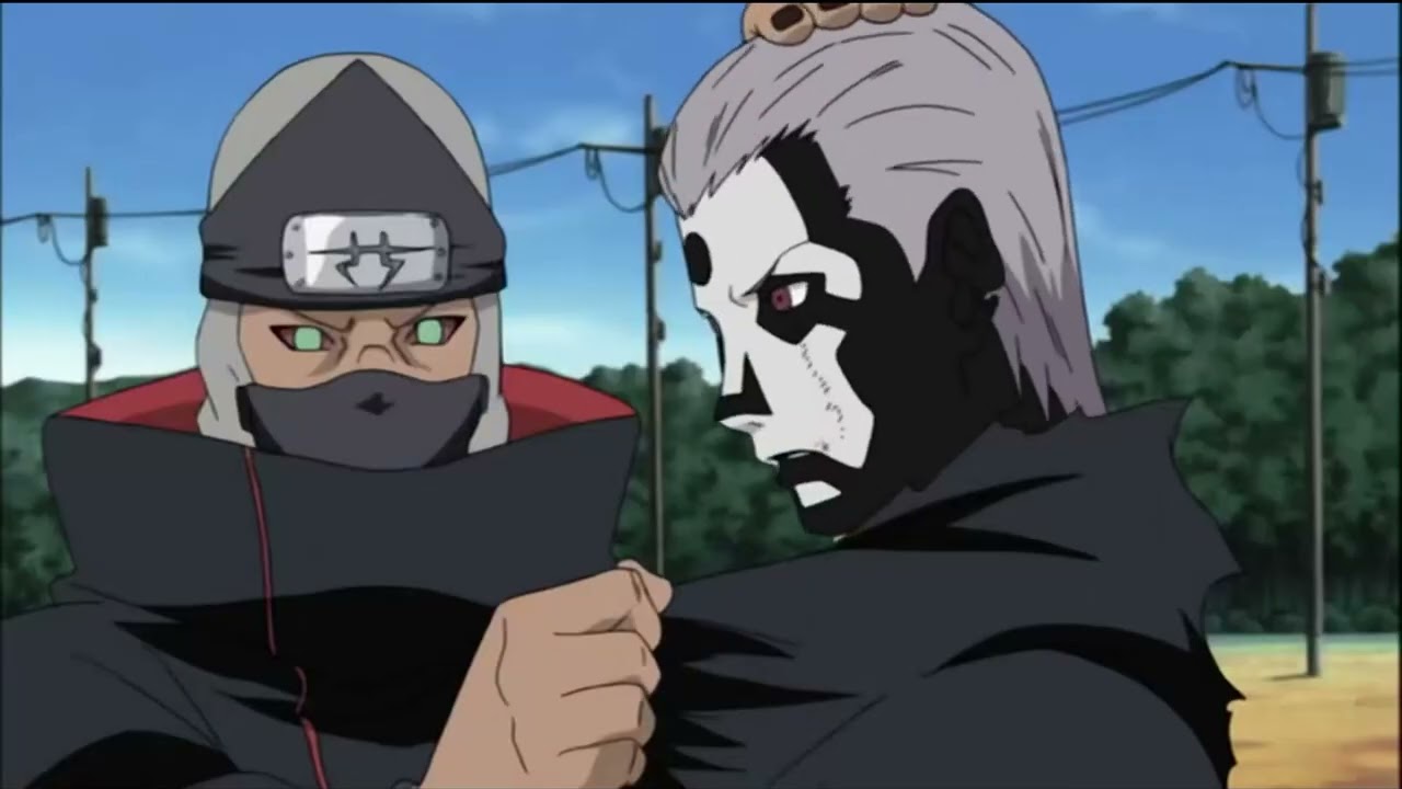 ナルト 疾風伝 [HD] 暁の異形の力：角都が飛段の首を繋ぐ || Naruto