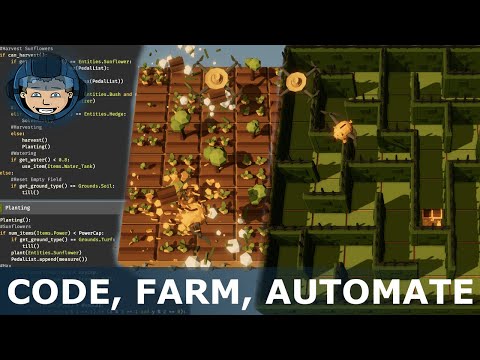 CODE, FARM, AUTOMATE: The Farmer Was Replaced - Programming a Drone (Video Game)