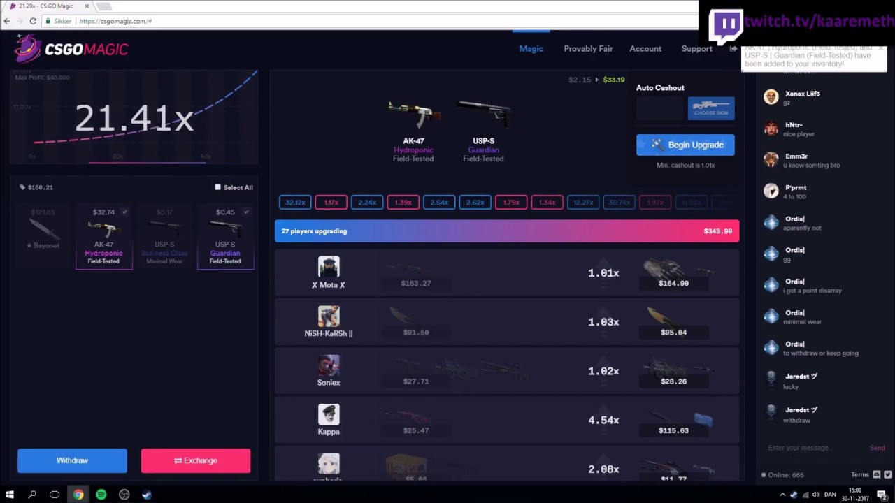 Hitting The Impossible 30x On Csgo Magic Huge Profit Youtube Hitting The Impossible 30x On Csgo Magic Huge Profit Youtube