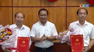BTV Tỉnh ủy Long An trao quyết định về công tác cán bộ | LONG AN TV