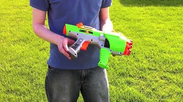 Nerf Dart Tag Hyperfire - Range Test (Stock)