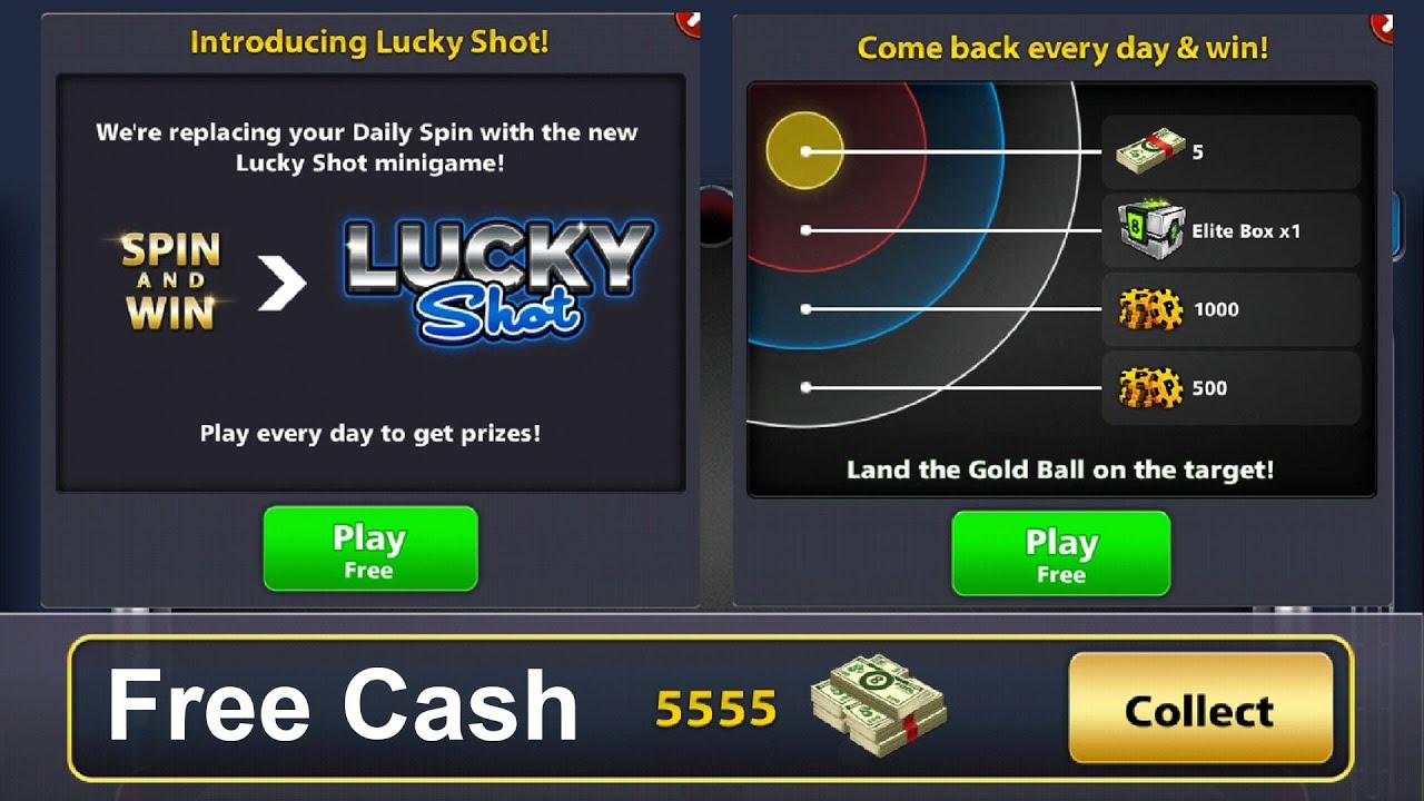 8 Ball Pool Free Daily 5 Cash Latest Version 4.4.0 - 